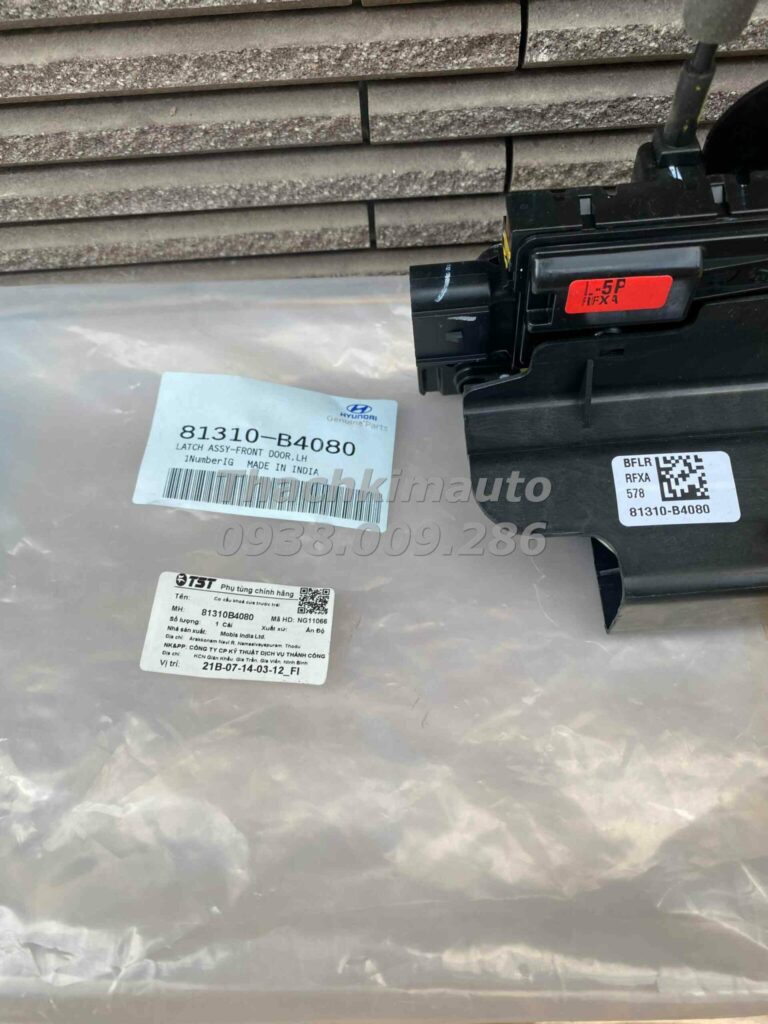 Cơ cấu khoá cửa trước trái Hyundai Grand i10 2014-2017 - Ảnh 3