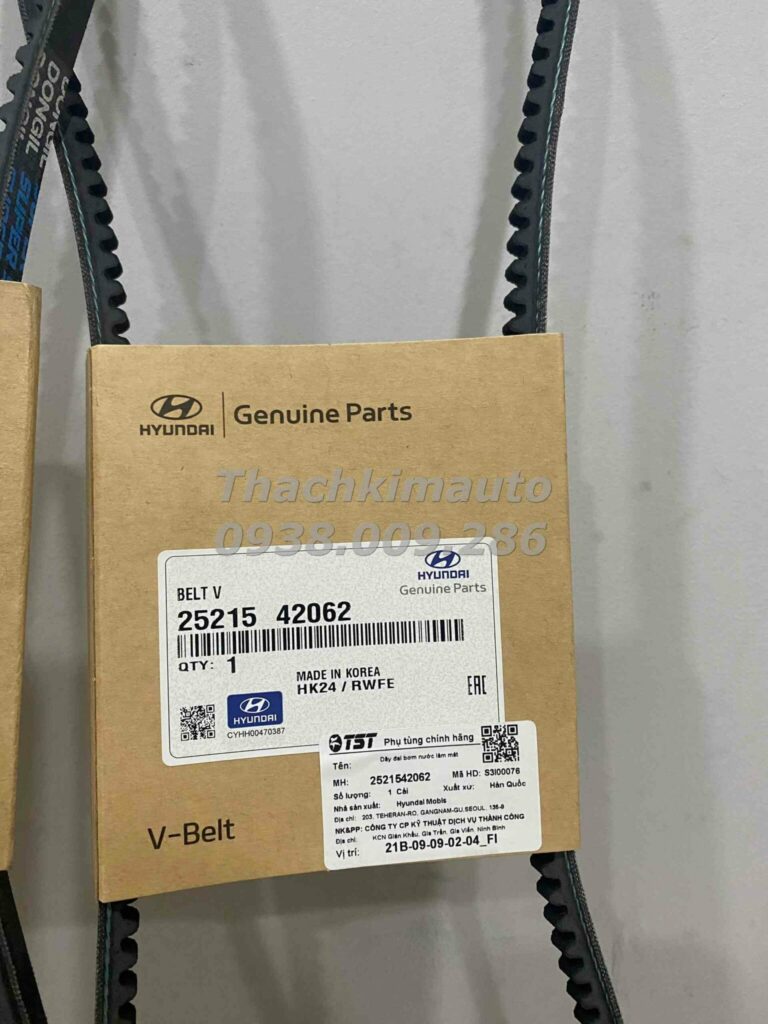 Dây đai bơm nước làm mát Hyundai Grand Starex 2007-2015 - Ảnh 4