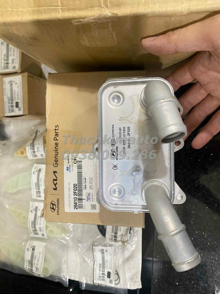 Két làm mát dầu Hyundai Santafe 2010-2018, Tucson 2010-2015, Palisade 2019-2022 - Ảnh 2