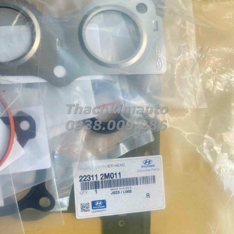 Bộ gioăng đại tu máy Hyundai Stargazer 2022, Creta 2022, Accent 2024 chính hãng