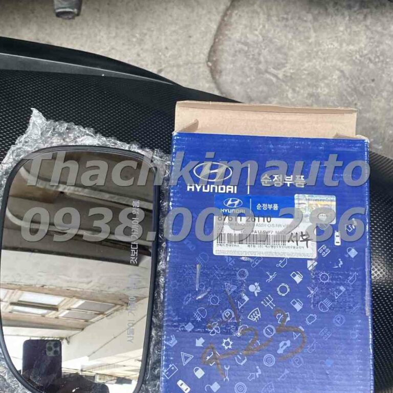 Mặt gương chiếu hậu ngoài trái Hyundai Santafe GOLD