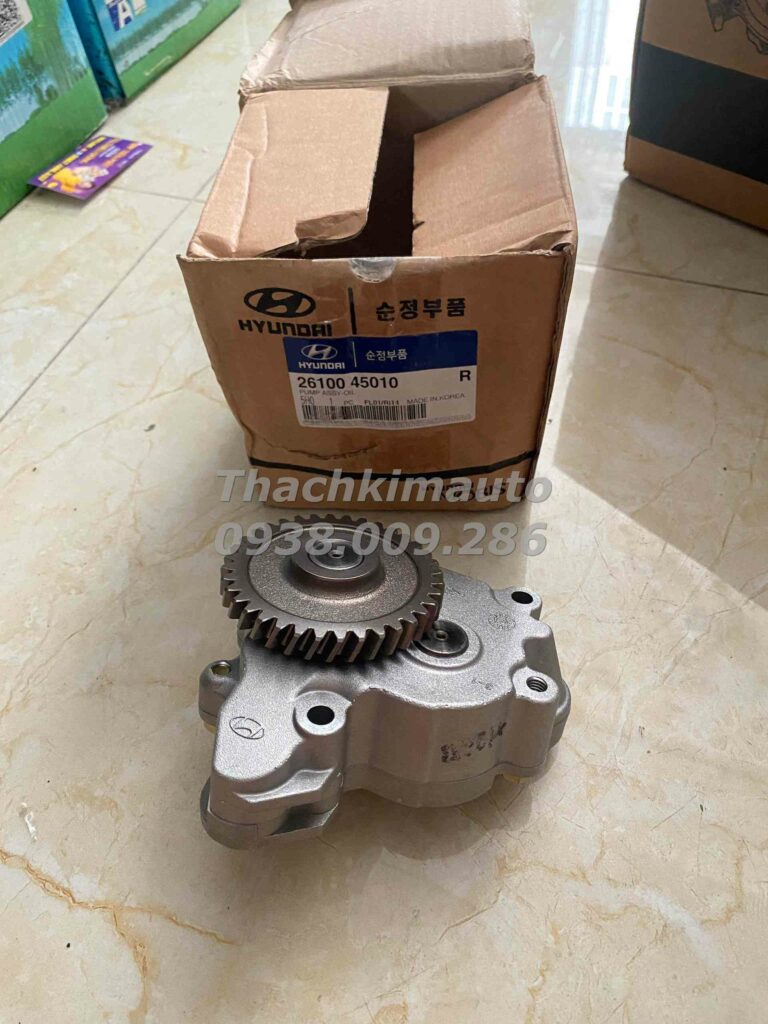 Bơm dầu máy (bơm nhớt) Hyundai HD65, HD72, HD78