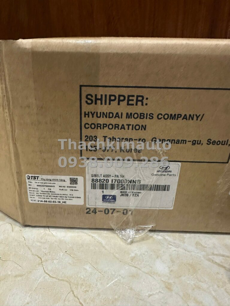 Đai an toàn ghế trước phải Hyundai Creta 2022 - 2025 - Ảnh 6