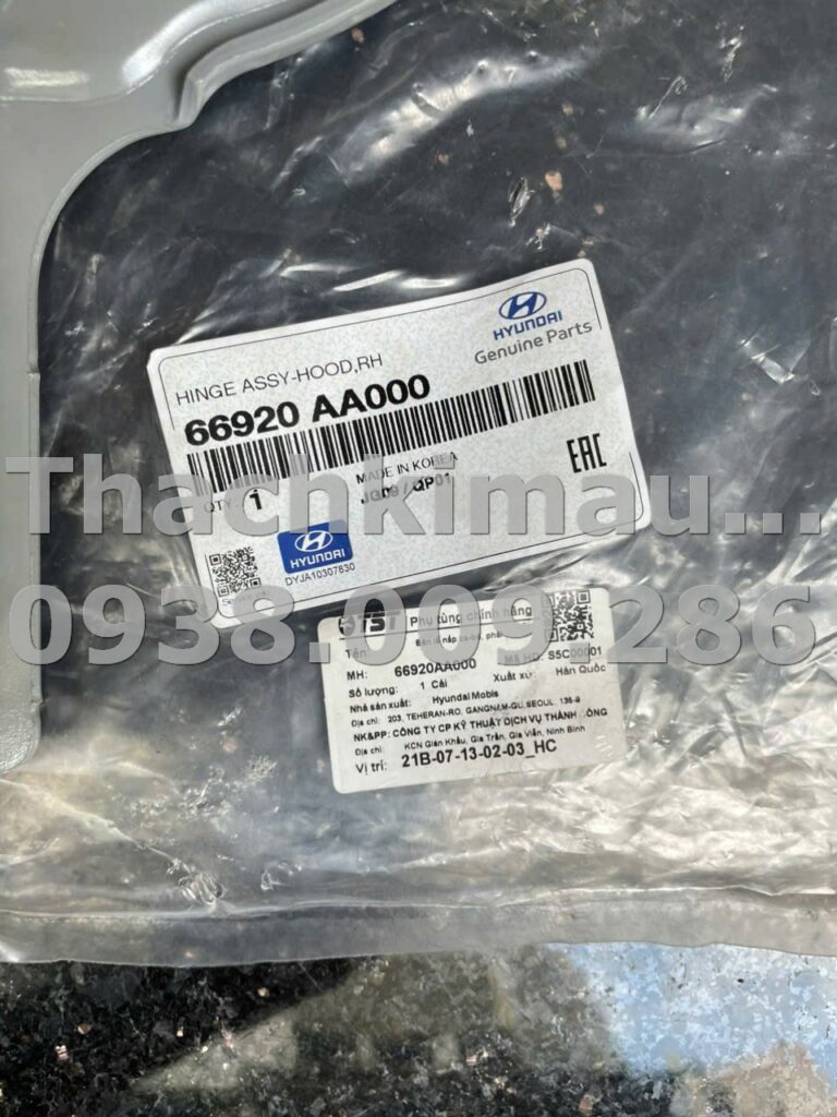 Bản lề nắp ca-bô, phải Hyundai Elantra 2020 - Ảnh 4