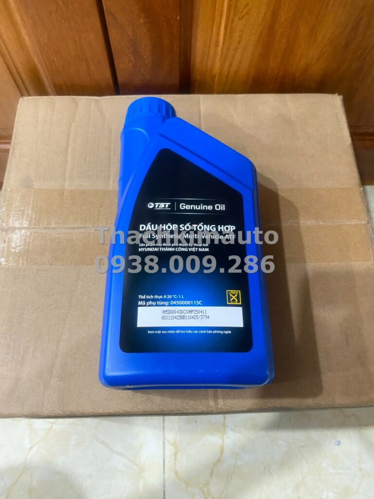 Dầu hộp số tự động ATF SP4 ( 1L/1 can) Chính Hãng Hyundai - Ảnh 4