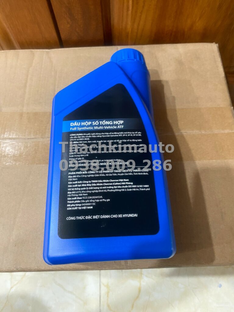 Dầu hộp số tự động ATF SP4 ( 1L/1 can) Chính Hãng Hyundai - Ảnh 5