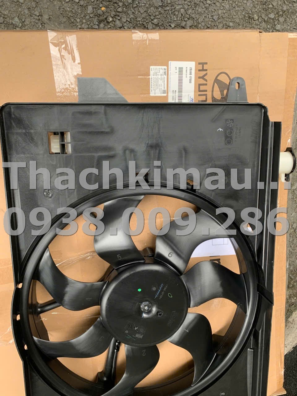 Cụm quạt làm mát két nước Hyundai Chính Hãng - Ảnh 2
