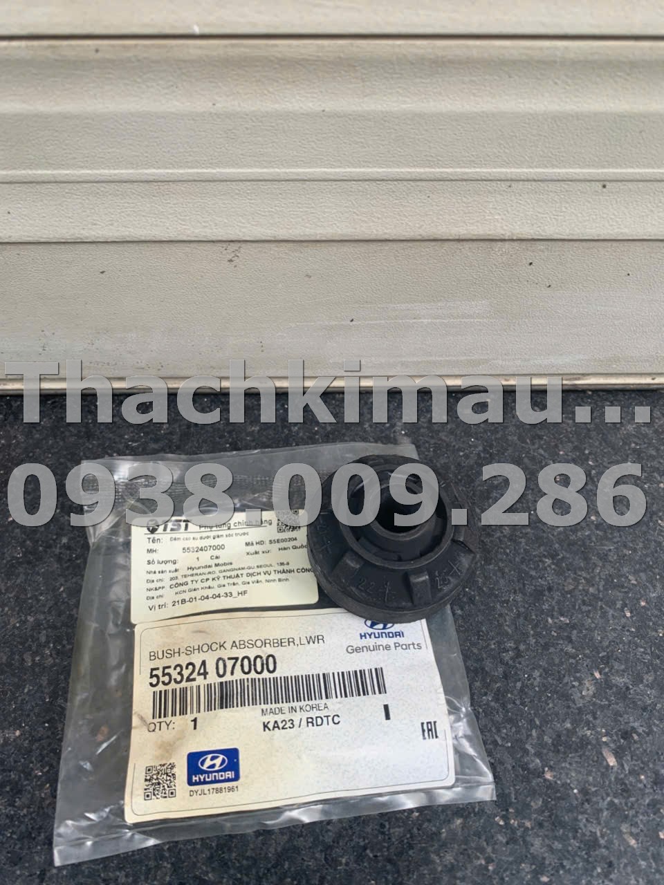 Đêm cao su dưới giảm xóc trước Hyundai Chính Hãng - Ảnh 3