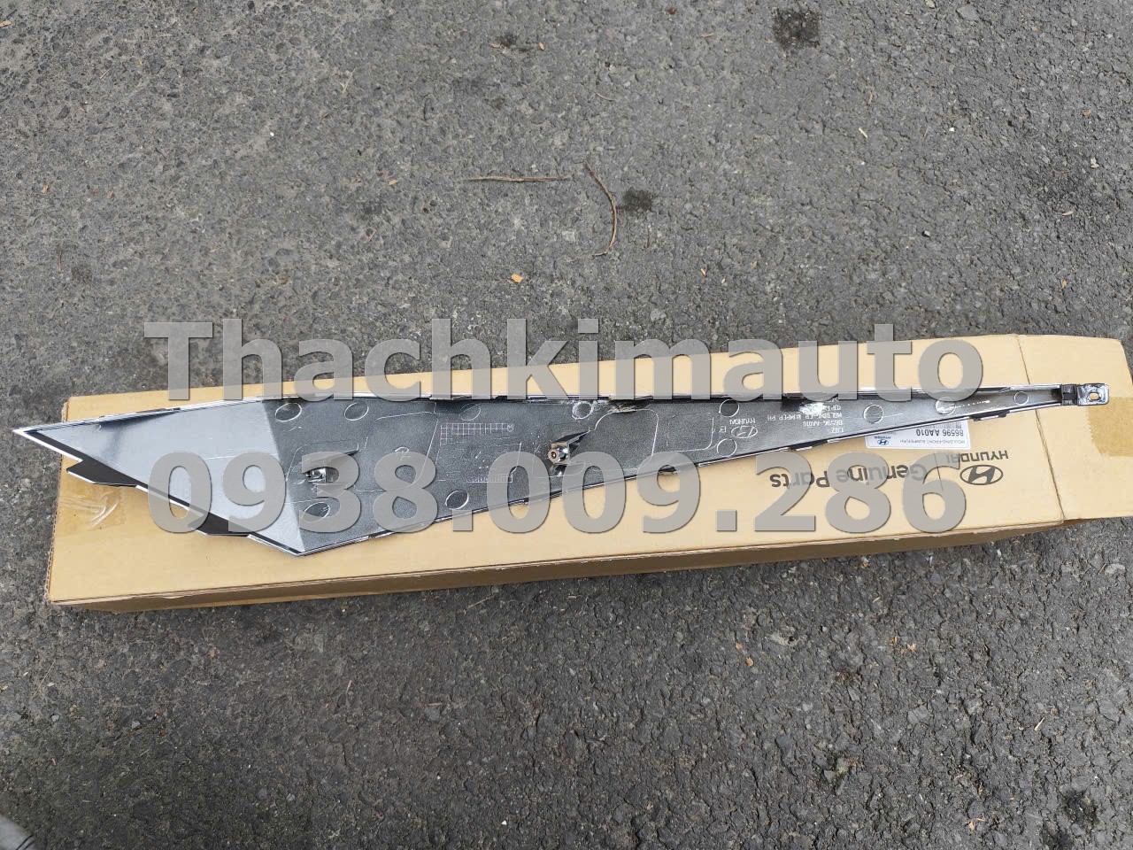 Nẹp trang trí ba-đờ-xốc trước phải Hyundai Elantra 2022-2023 - Ảnh 4