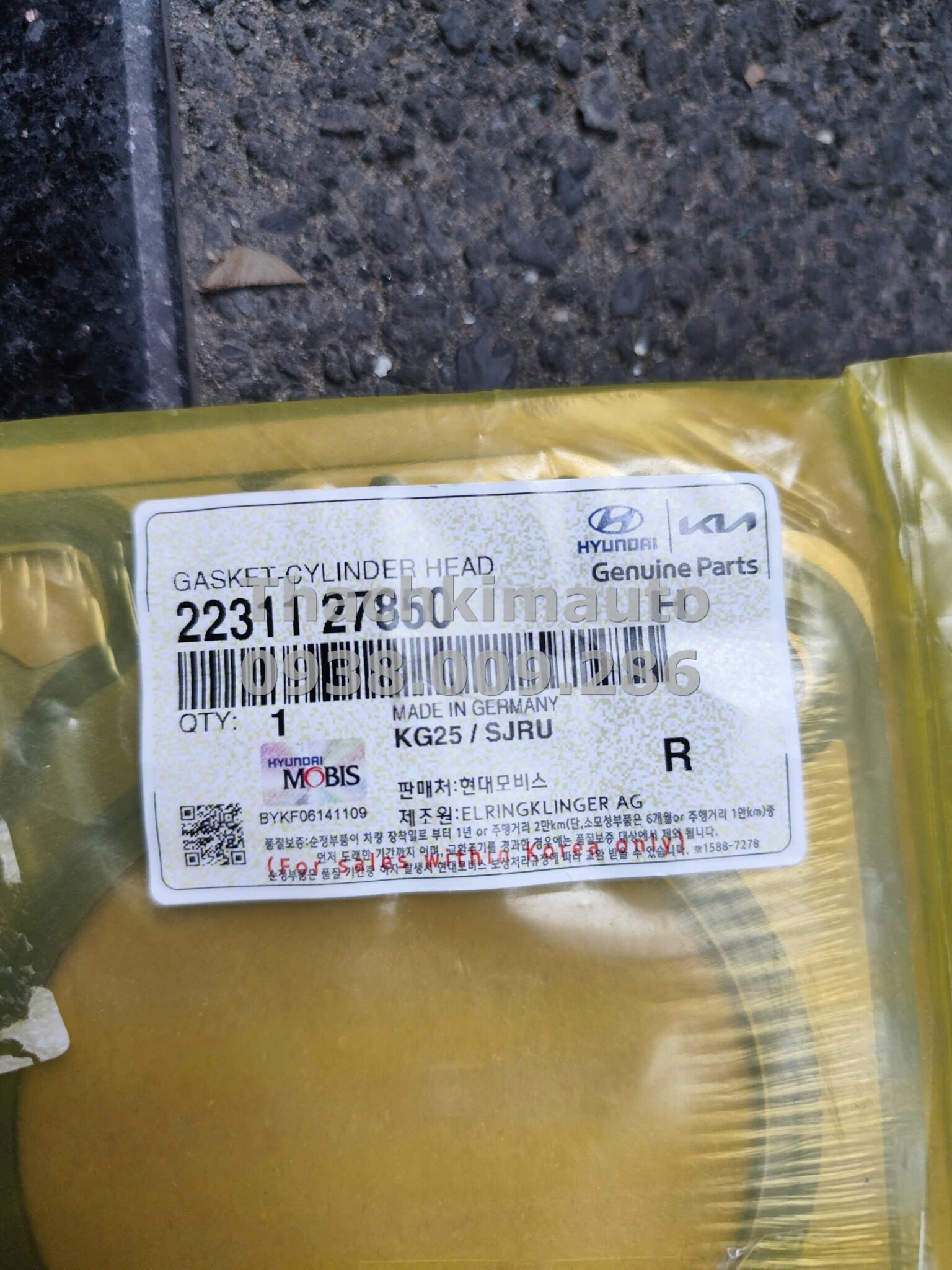 Gioăng mặt máy Hyundai Santafe 2006 - Ảnh 2