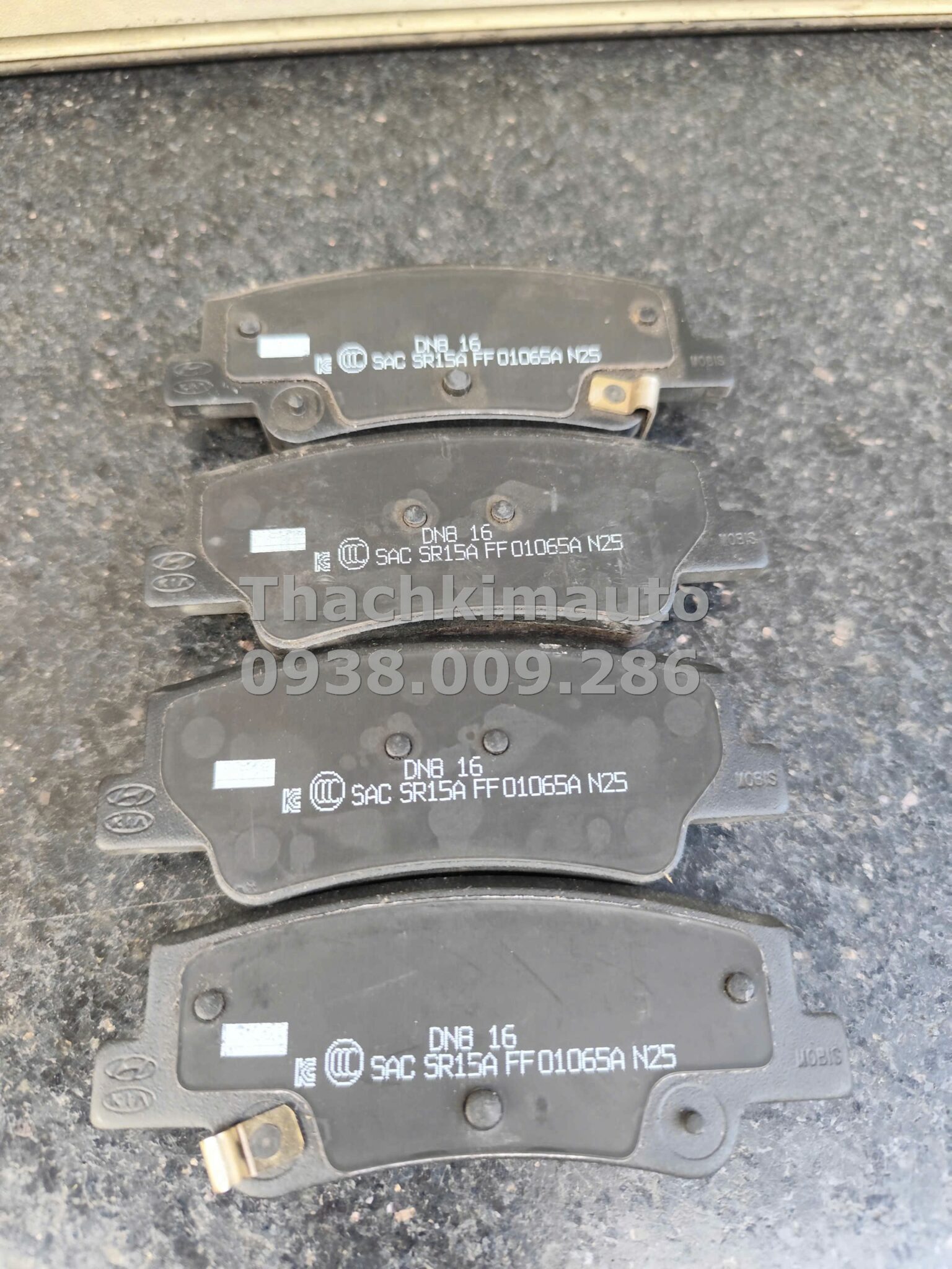 Bộ má phanh sau Hyundai Custin 2020-2023 - Ảnh 2