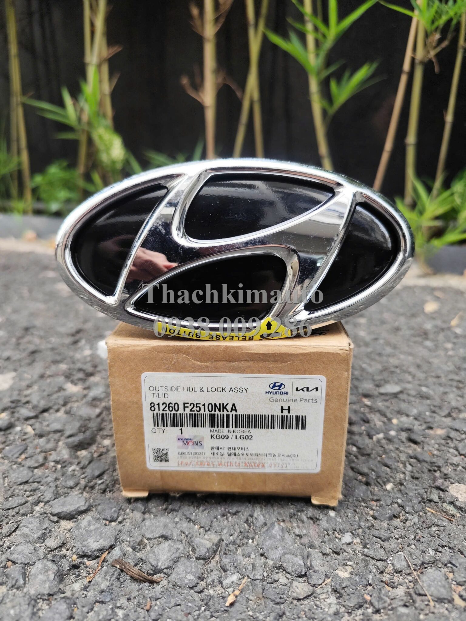 Tay mở cửa hậu Hyundai Elantra 2019