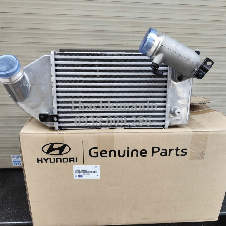 Két làm mát gió nạp động cơ Hyundai Santafe 2020-2023