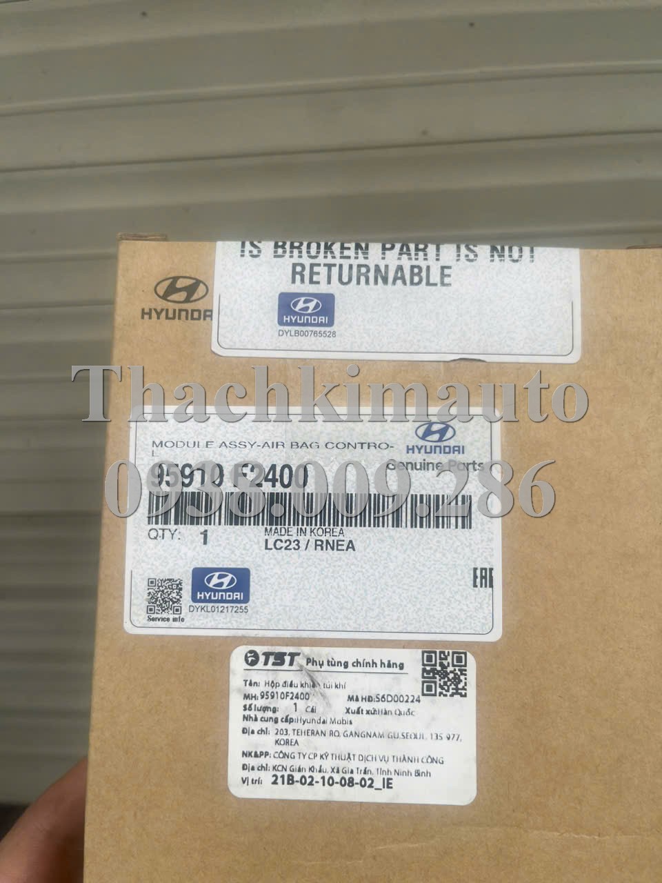 Hộp điều khiển túi khí Hyundai Elantra 2016-2019 - Ảnh 2