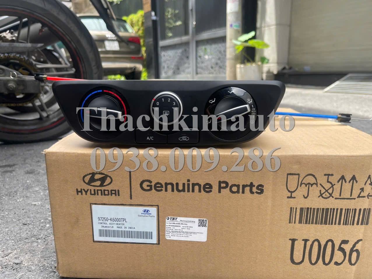 Cụm điều khiển điều hòa Hyundai Grand i10 2021-2025