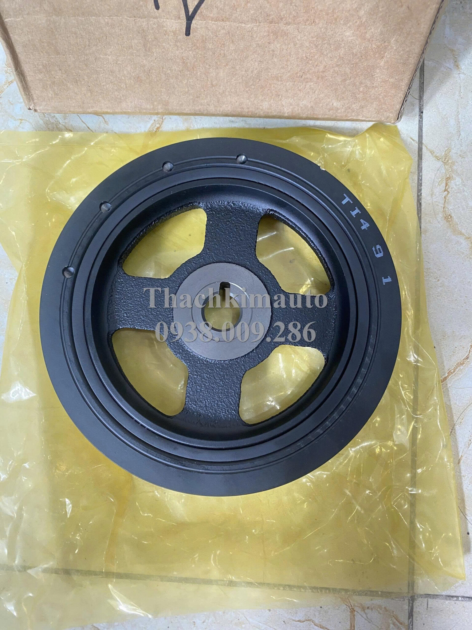 Pu ly trục cơ (pu ly cốt máy) Hyundai Elantra 2016-2019, Tucson 2015-2017 - Ảnh 2
