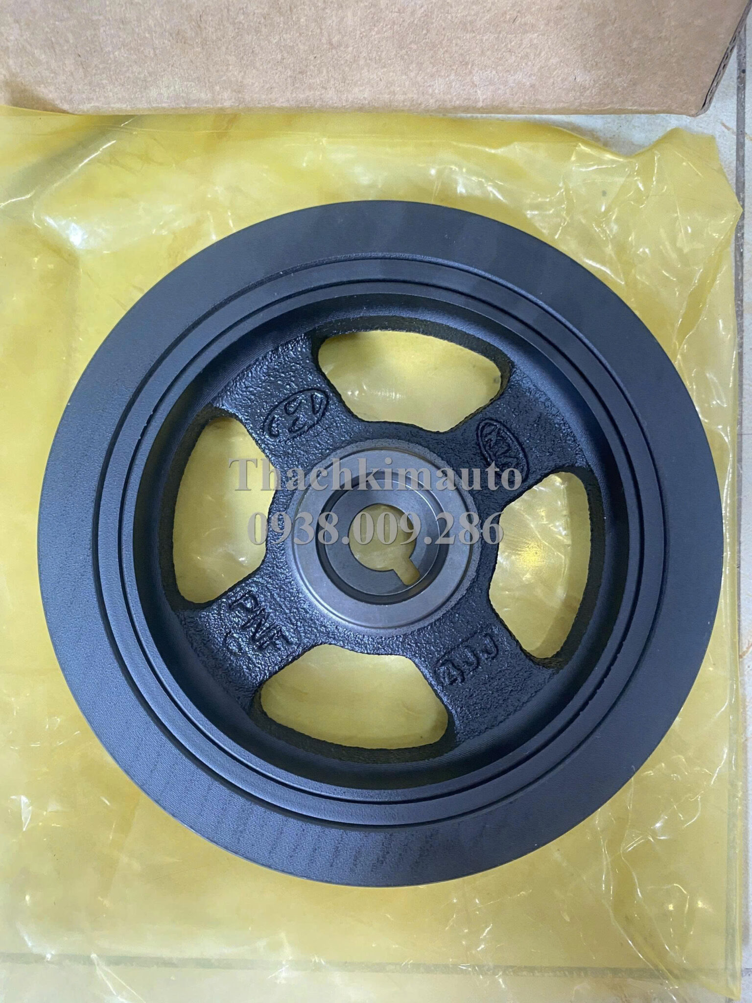 Pu ly trục cơ (pu ly cốt máy) Hyundai Elantra 2016-2019, Tucson 2015-2017 - Ảnh 3