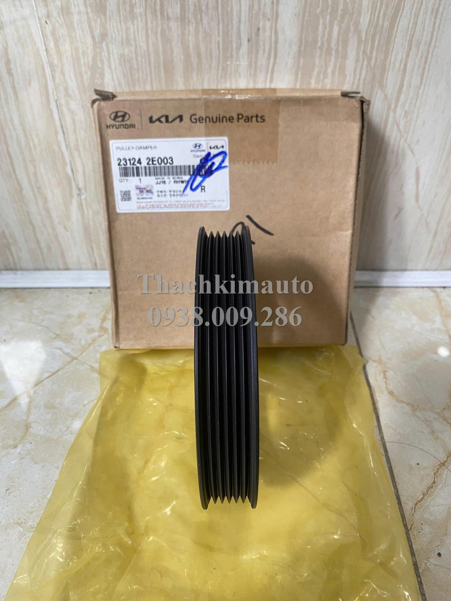 Pu ly trục cơ (pu ly cốt máy) Hyundai Elantra 2016-2019, Tucson 2015-2017 - Ảnh 4
