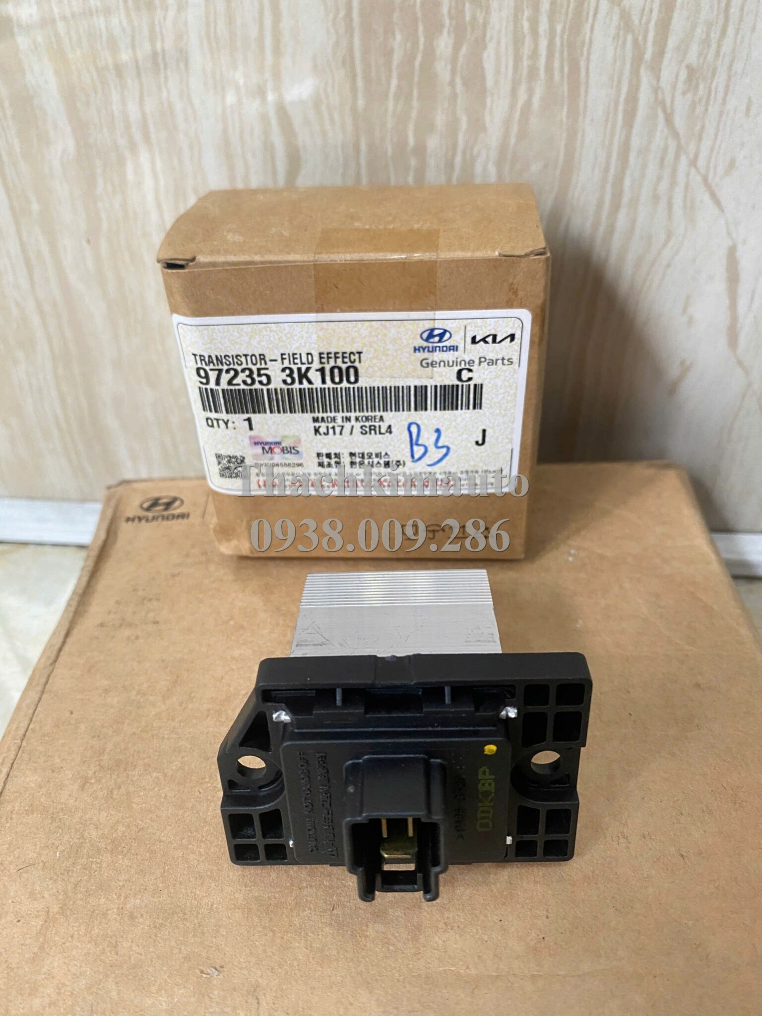 Biến trở quạt gió điều hòa Hyundai Grand Starex 2007, Hyundai Sonata 2008 - Ảnh 4